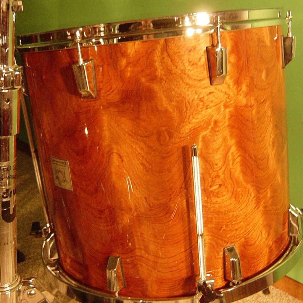 Custom Made Exotic Bubinga Drum Kit